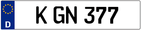 Truck License Plate